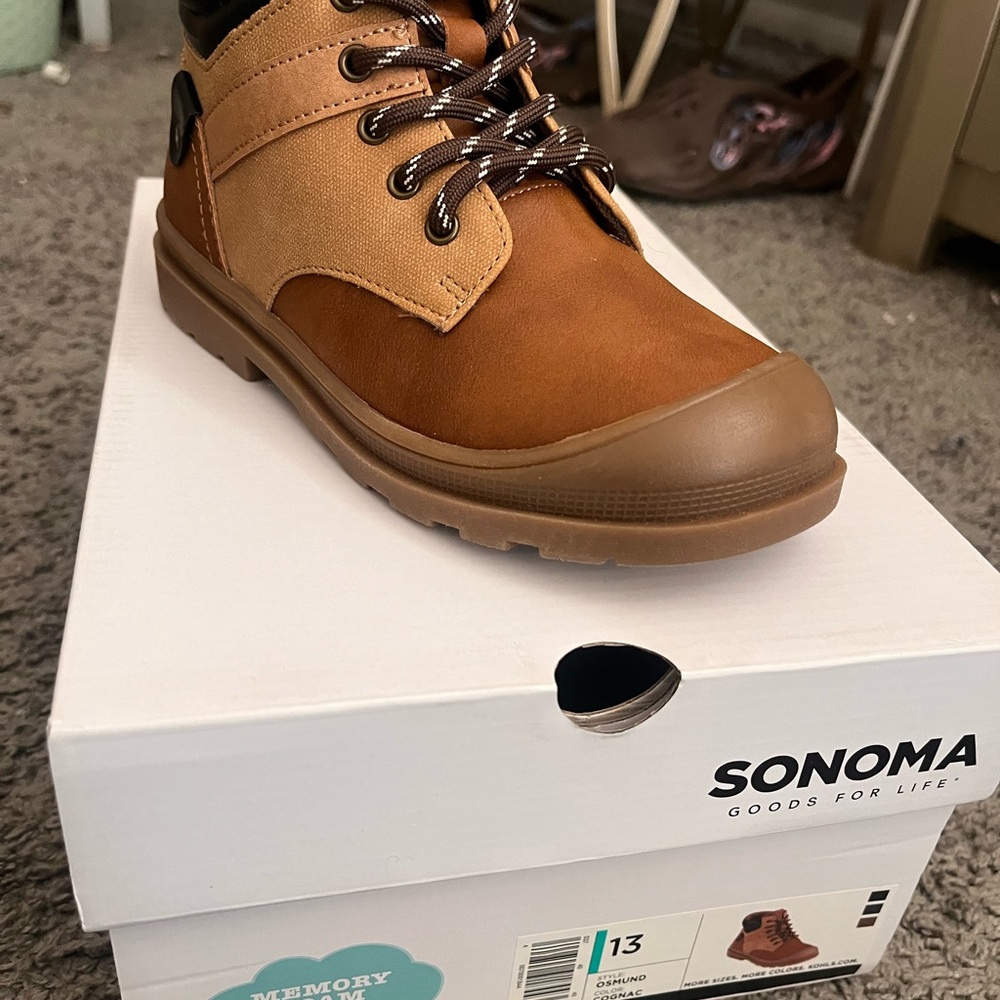 Sonoma Brown Casual Boots Versatile Design